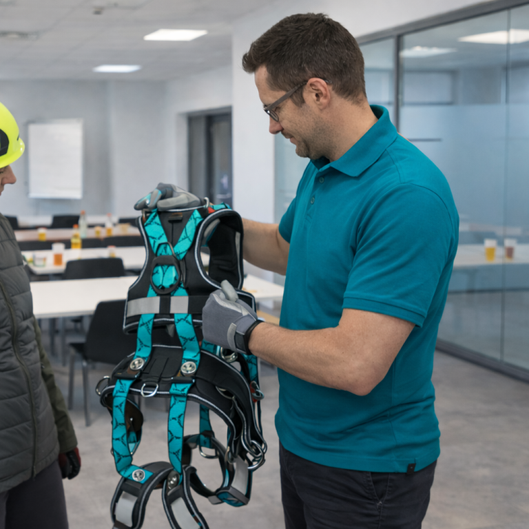 PSA Schulung Absturzsicherung PSA gegen Absturz Schulung Sicherheitsausrüstung richtig anwenden