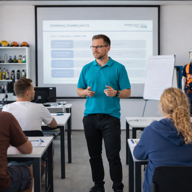 Arbeitsschutz Schulung nach DGUV DGUV Arbeitsschutz Schulung im Schulungszentrum Düsseldorf Theorieunterweisung